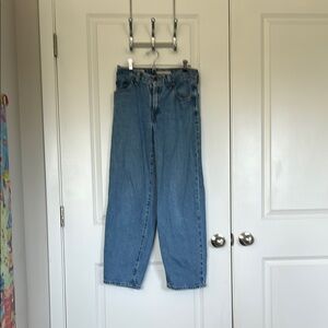 Levi's Blue Baggy Dad Jeans